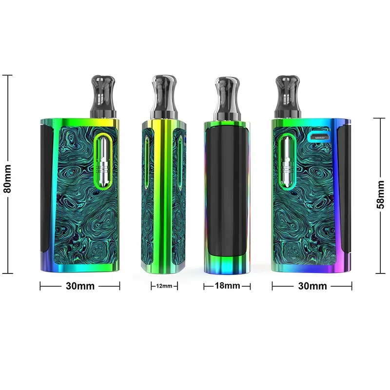 Испаритель 650 мАч Kangvape Klasik V2 коробка мод Vape комплект с 0,5 мл распылитель 510 нить электронная сигарета Vape ручка