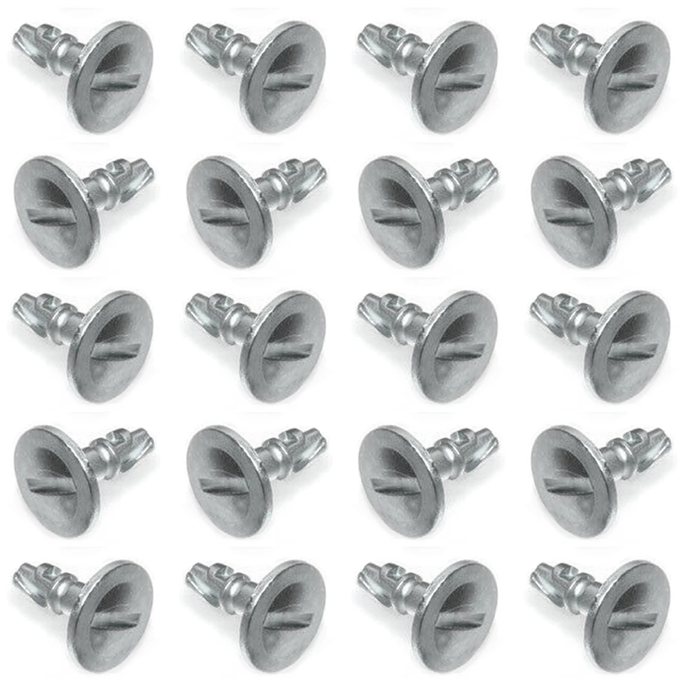20pcs Undertray Engine Under Cover Fixing Clips Trim Panel Metal Screw For Audi A3 A4 A6 A8 SKODA Superb I VW Passat B5 | Автомобили и