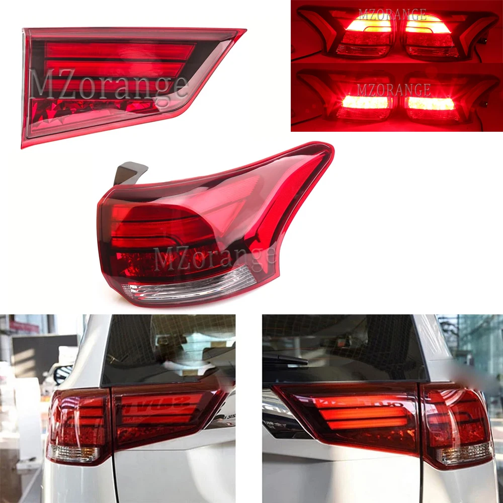 Влево/Вправо хвост светильник для Mitsubishi Outlander PHEV 2016 2018 задний стоп сигнал заднего