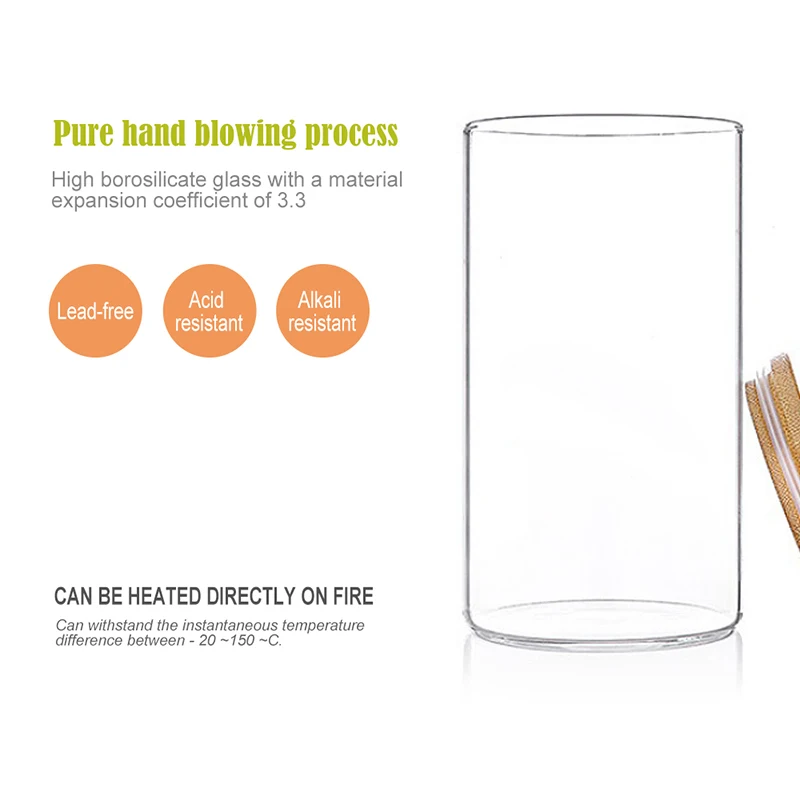 Кухонная Стеклянная банка для хранения еды экологичные кухонные бутылки