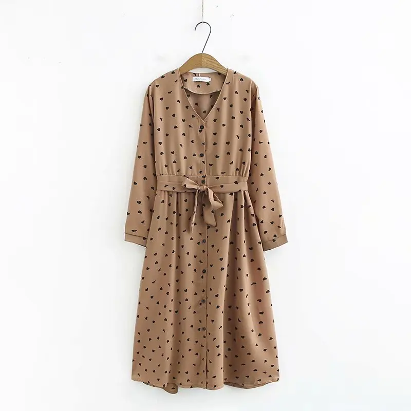 

Big Size Pregnant Dress Women Clothes Pregnancy Dress Maternity Clothes Long Sleeve V Neck Plus Size Maternity Dress