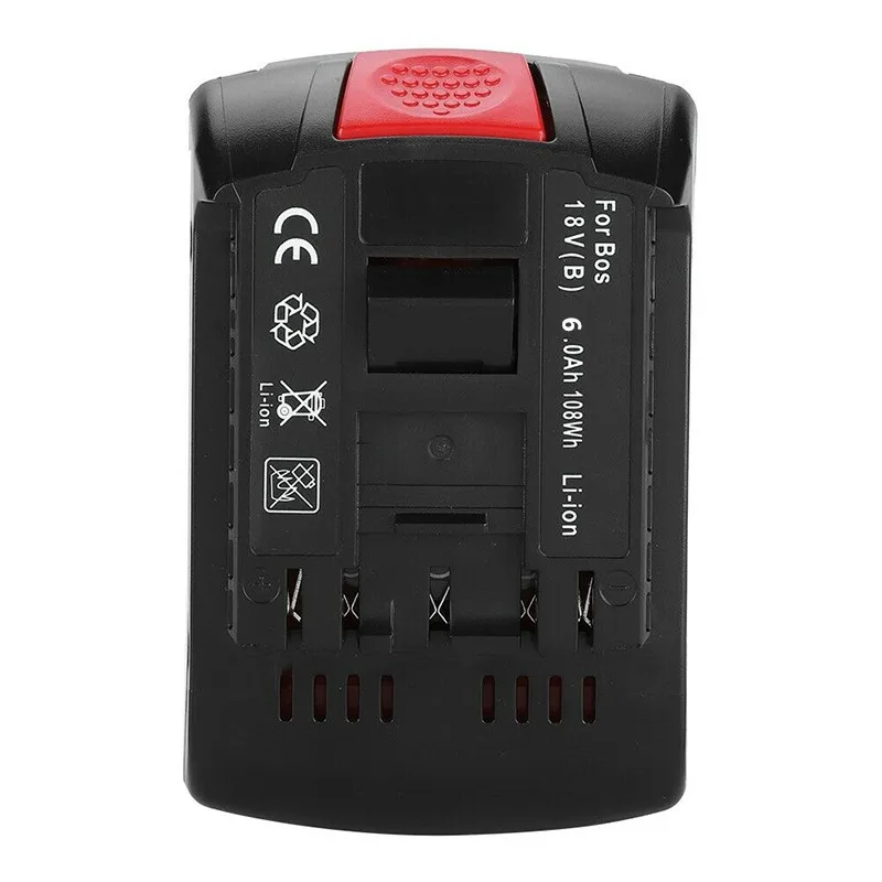 

18V 6000mah Rechargeable Li-ion Battery For Bosch 18V Battery Backup 6.0A Portable Replacement For Bosch BAT609 Indicator light