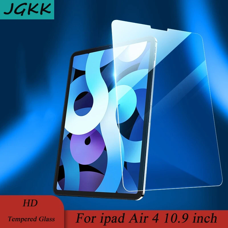 

JGKK Full Cover Tempered Glass For iPad Air 4 2020 10.9 inch Tablet Screen Protector For Apple iPad Air4 10.9'' Protective Film