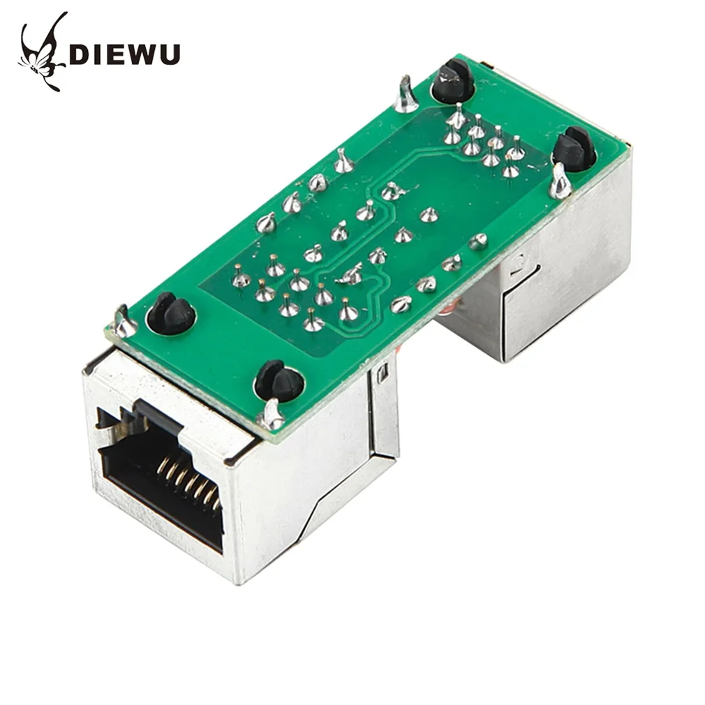 DIEWU RJ45 Сетевой интерфейсная защита от молнии, удлинитель, коннектор, кабель, вилка, разъем для телефона и компьютера.