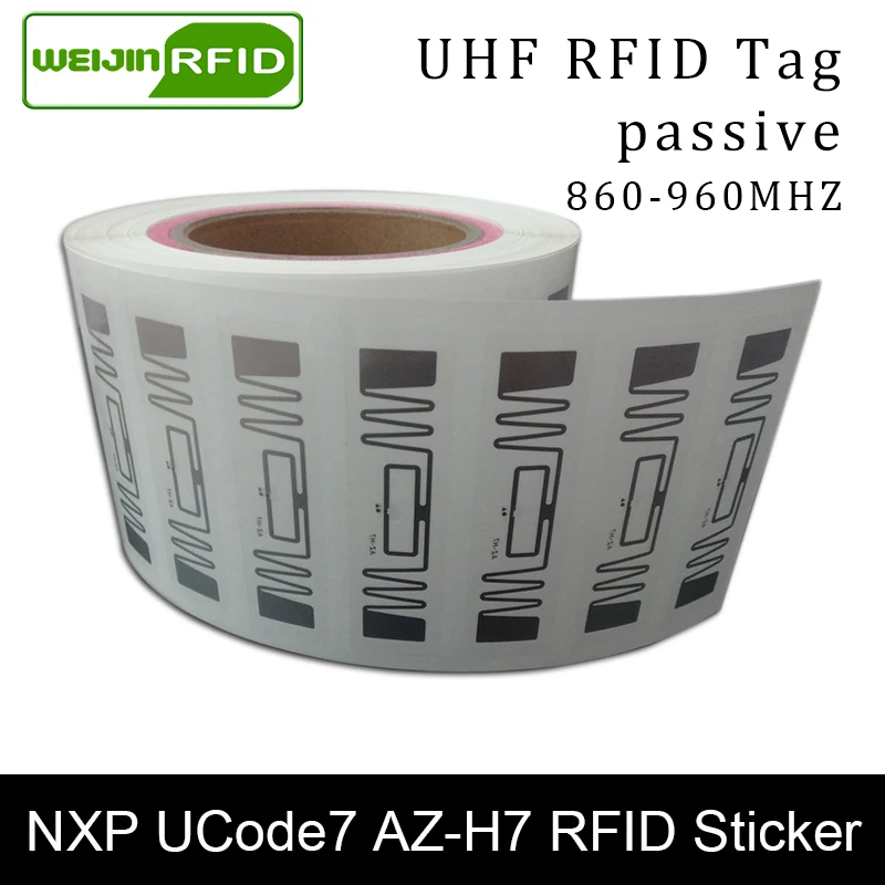 Смарт карта UHF RFID NXP Ucode7 смарт с пассивной меткой идентификация сухая инкрустация