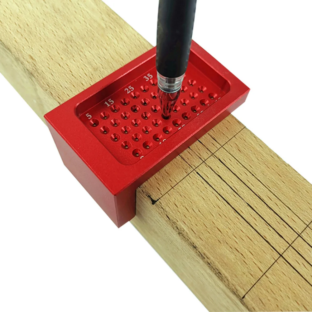 

T-Type Marking Ruler Wood Engraving Hole Measuring Gauge Scriber Line Mark Gauge Kit DIY Tracing Marking Ruler Woodworking Tools