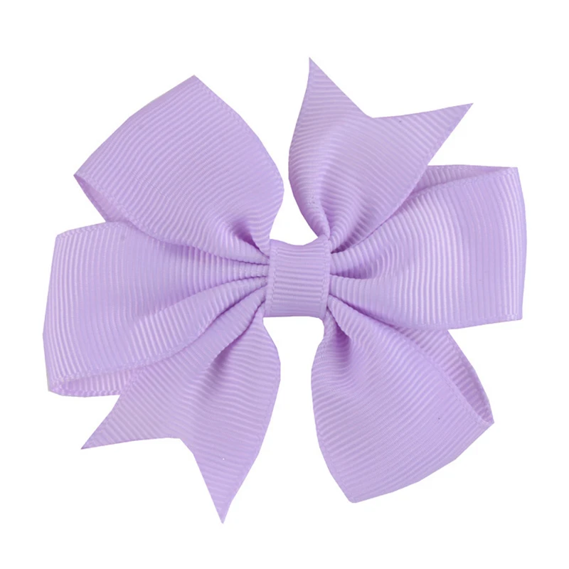 Horquillas con lazo grande para beb&eacute; y ni&ntilde;a, 1 pieza, lazo, cinta de grogr&eacute;n, pinzas para el pelo, accesorios para el cabello liso-0
