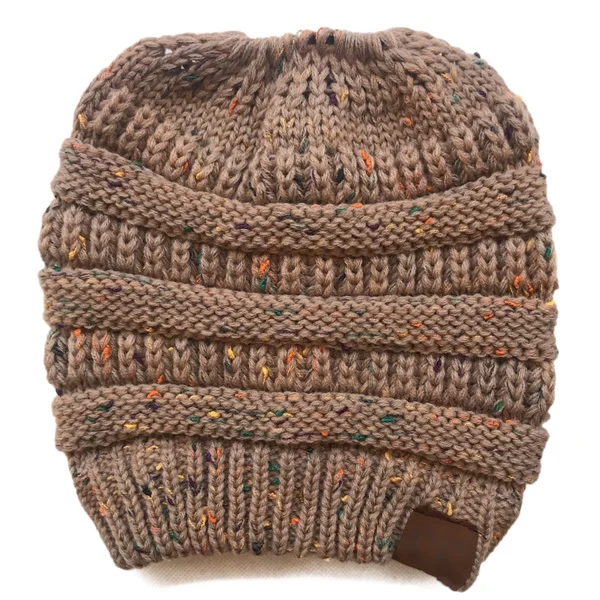 khaki with tag New Headwear Knitted Crochet Headband Turban Winter Ear Warmer Headwrap Elastic Hair Band for Women's Wide Hair Accessories - Цвет: khaki with tag