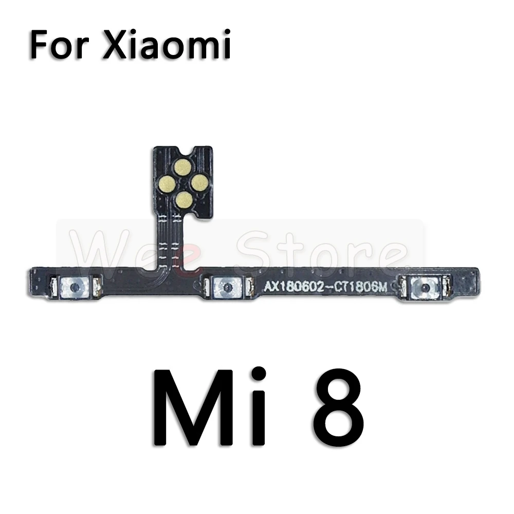 Кнопка включения и выключения звука гибкий кабель питания для Xiaomi Mi 6 6X 8 8SE 9 9T 9SE SE