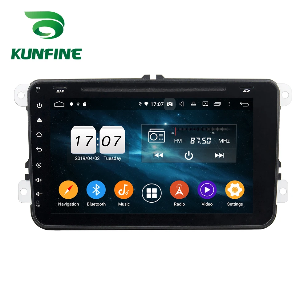 Android 9 0 Восьмиядерный 4 Гб ОЗУ 64 ПЗУ автомобильный DVD GPS мультимедийный плеер