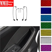 for audi a3 2014 2019 colorful carbon fiber car window lift switch button frame stcikers trim interior strip styling accessories