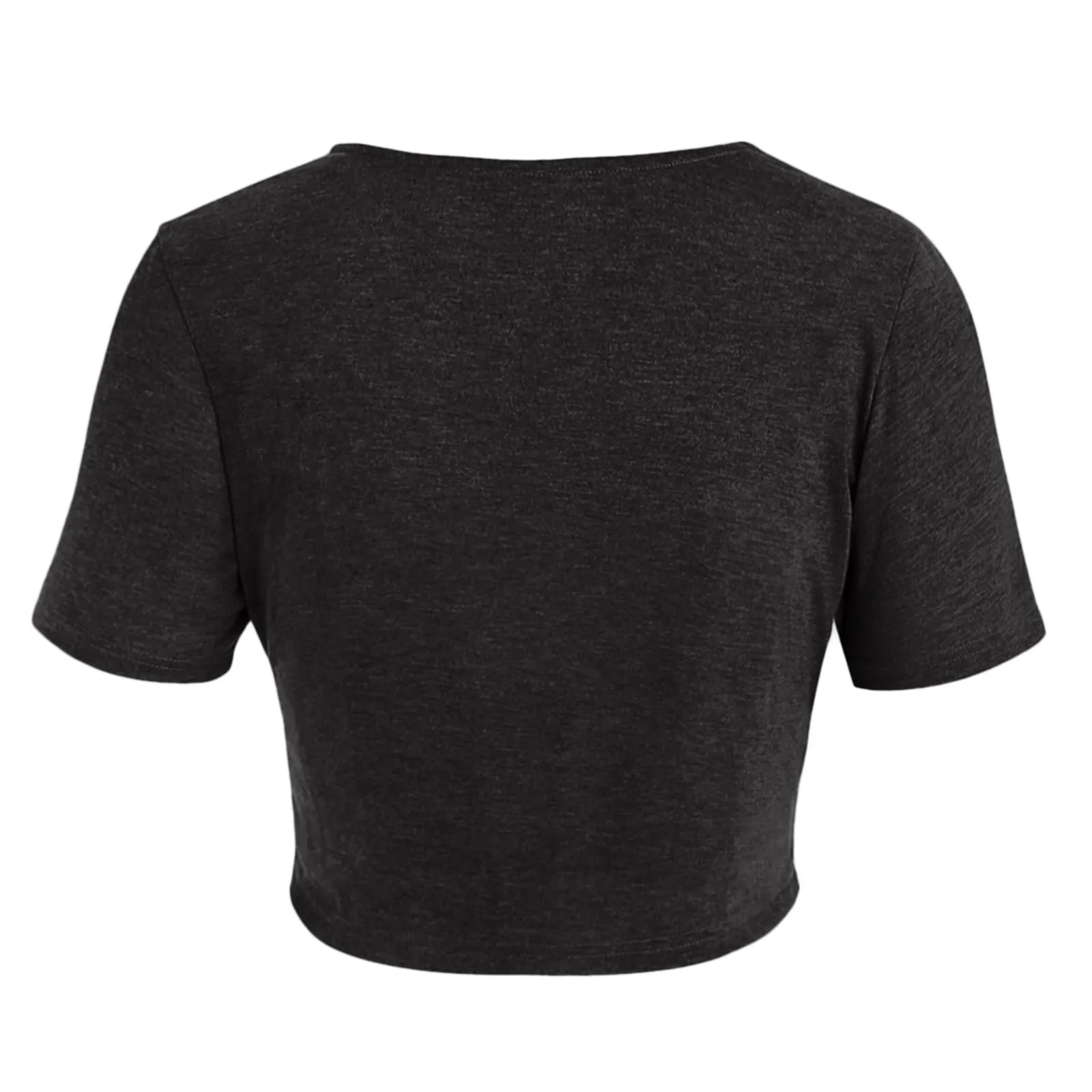 

2021 new women's casual fashion short-sleeved cross two-piece suit with bowknot sexy vest round neck casual women's