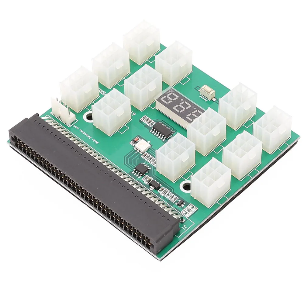Блок питания PCI E 12В 64 контактный к 12x 6Pin серверный адаптер разделочная плата для HP
