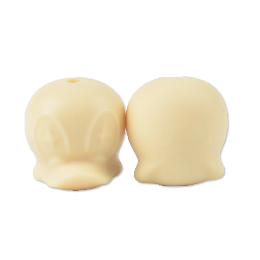 LOFCA-Cuentas de pato de silicona para dentici&oacute;n de beb&eacute;, accesorios para morder, chupete de grado alimenticio, sin BPA, 10 Uds.-4
