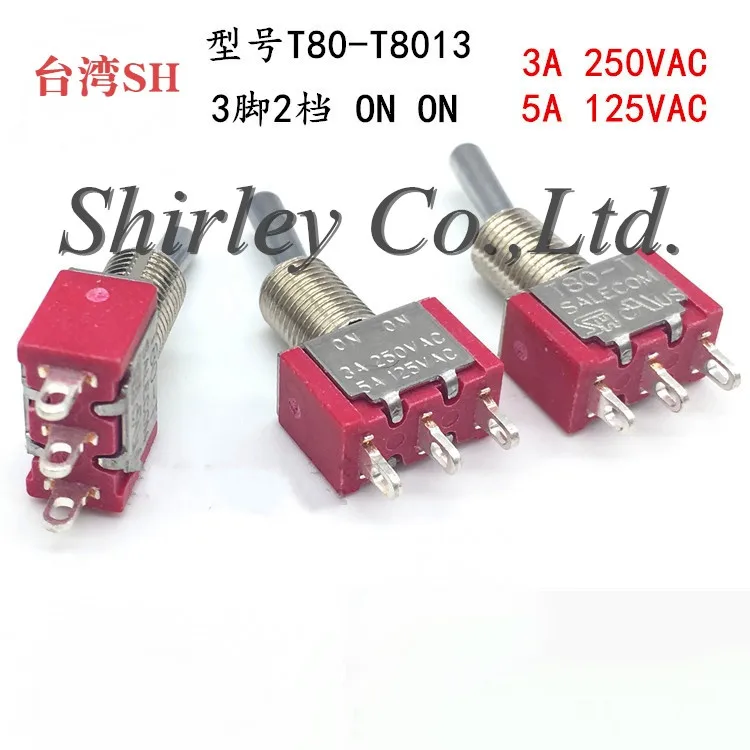 

100% new Original Import Toggle Switch 3 Pins 2 Pins T8013 Rocker Switches T80-T Toggle Switche