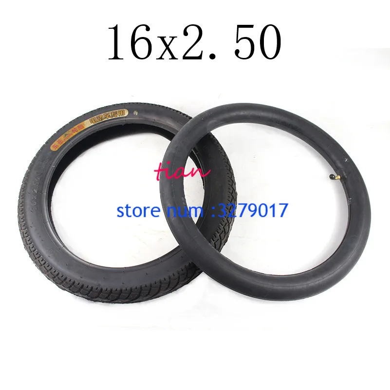 

2019 Hot Sale Good Reoutation 16x2.50 64-305 Tire and Inner Tube Fit Small BMX ,Scooters and Electric Bikes Kids Bikes