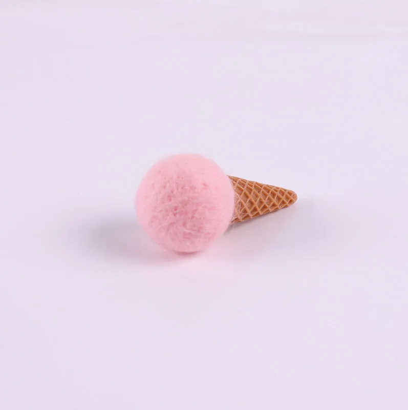 10 шт. 3 см для украшения дома простые полоски шерсть войлочное мороженое ручной