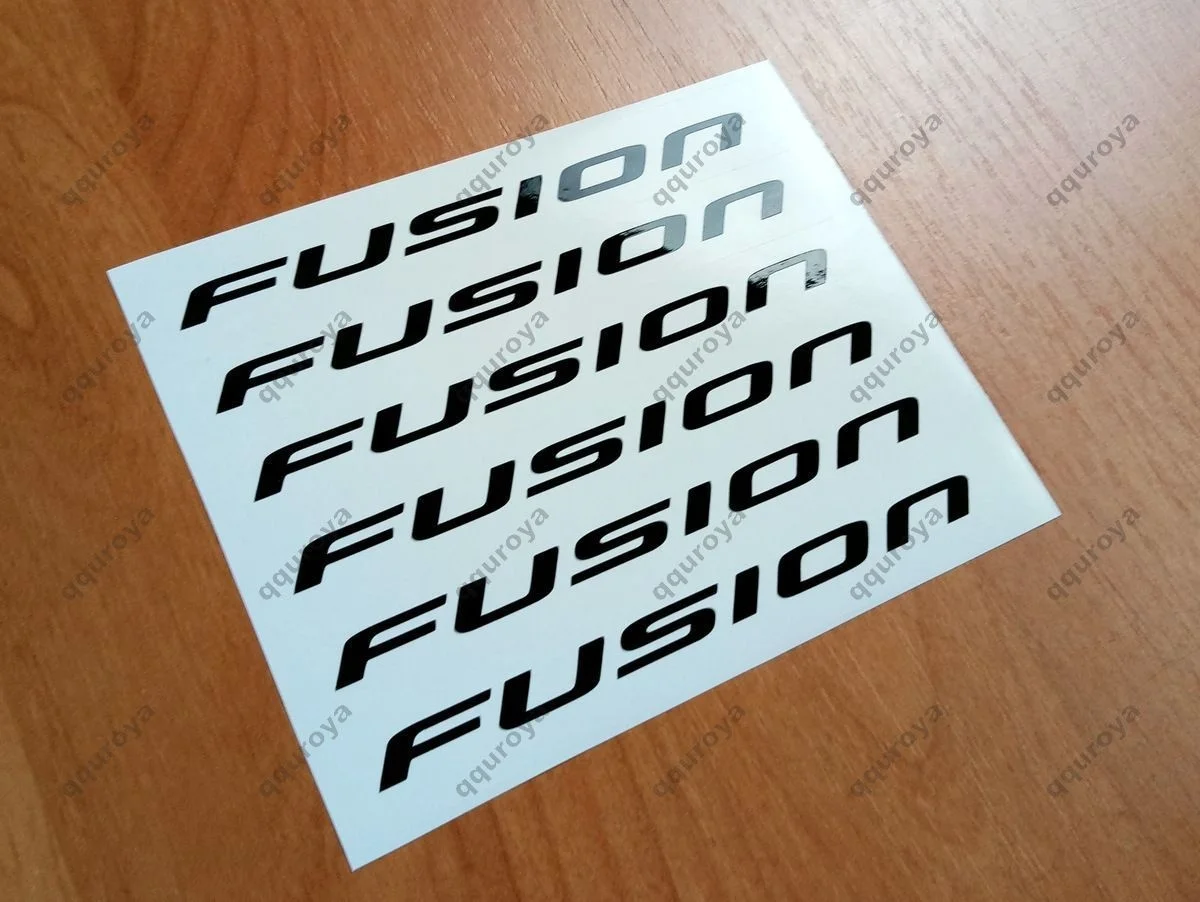 Для 6x Ford Fusion наклейка на ручку Sticker Logo SVT GT BLACK (151b) | Автомобили и мотоциклы