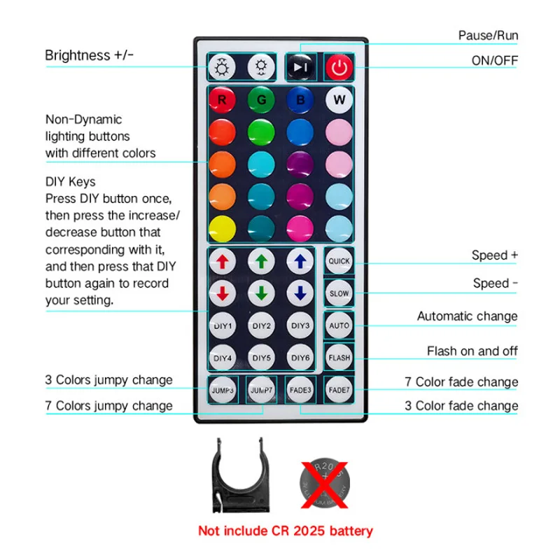 5 м 30 Bluetooth Светодиодная лента 5050 2835 IP20 RGB светильник Кая 12 В постоянного тока