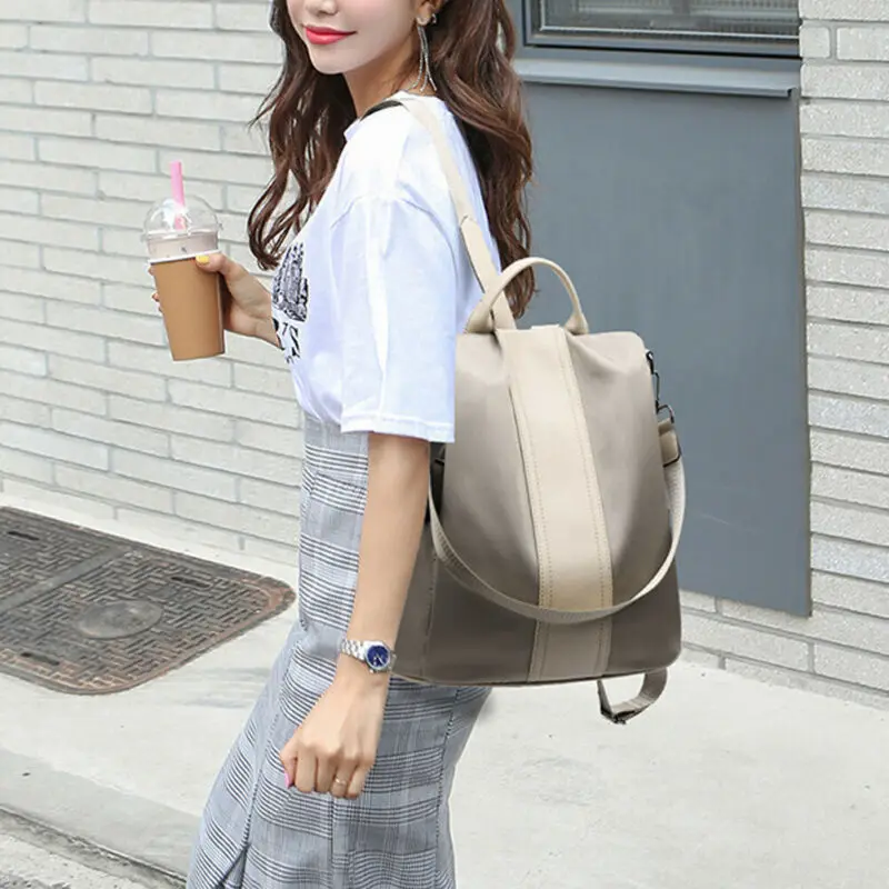 Новый женский Водонепроницаемый Школьный рюкзак из ткани Оксфорд с защитой от