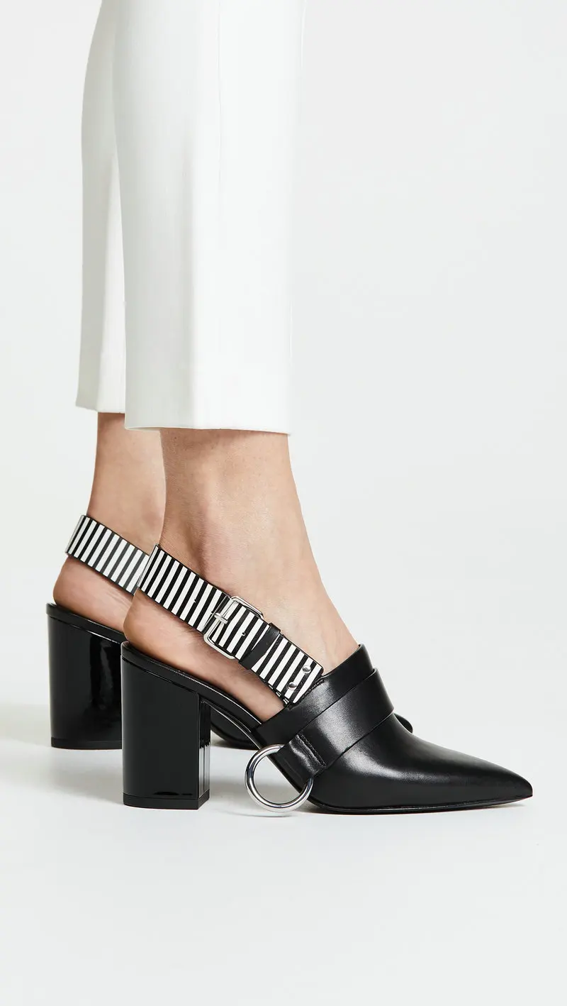 

Women Sandals Fashion Summer Pumps Woman Casual Shoes Genuine Leather High Heels Women Party Shoes Buckle Strap Heels Sandals