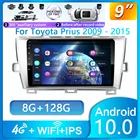 Мультимедийная магнитола для Toyota Prius XW30, универсальная стерео-система на Android 10, с 9 