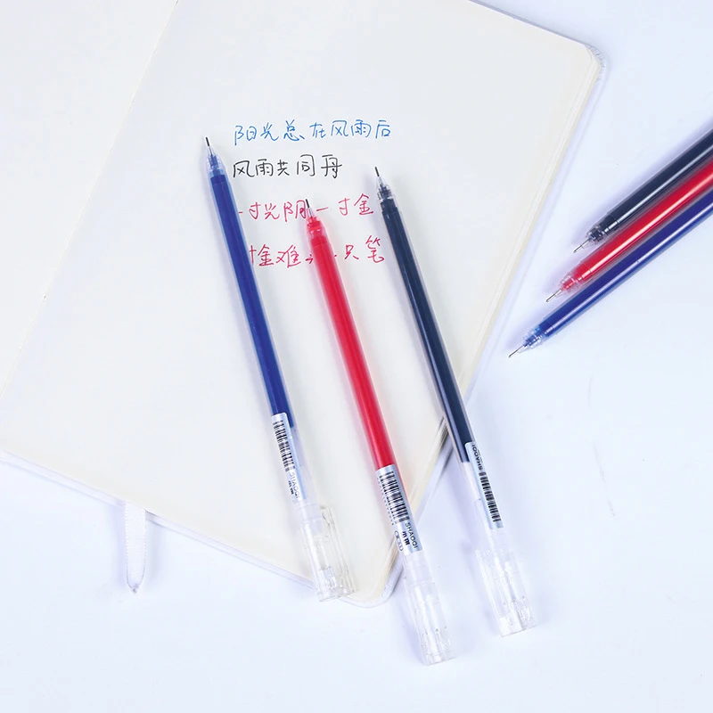 

1/10Pcs Gel Pen 0.5mm Black Blue Red Ink Pen Maker Pen student Writing Stationery Supply New