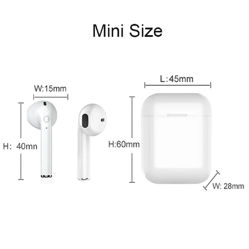 I9 TWS 5 0 Беспроводная bluetooth гарнитура через ухо Тип универсальные беруши мини