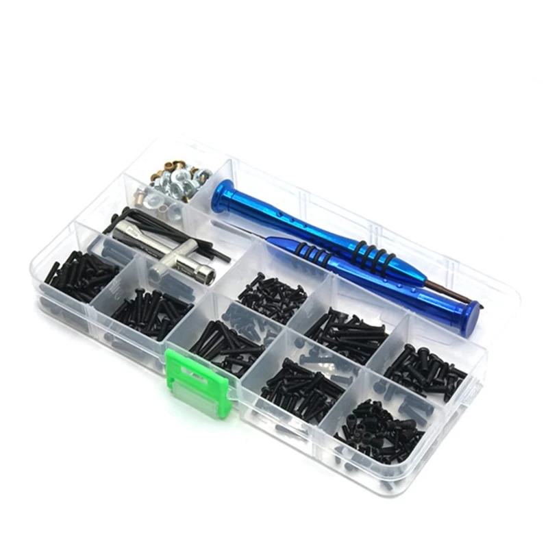 

M2 M2.5 M3 Screws Fastener Kit Cross Sleeve Hex Wrench Swing Arm Pin for WLtoys 12423 12428 1/12 RC Car Spare Parts