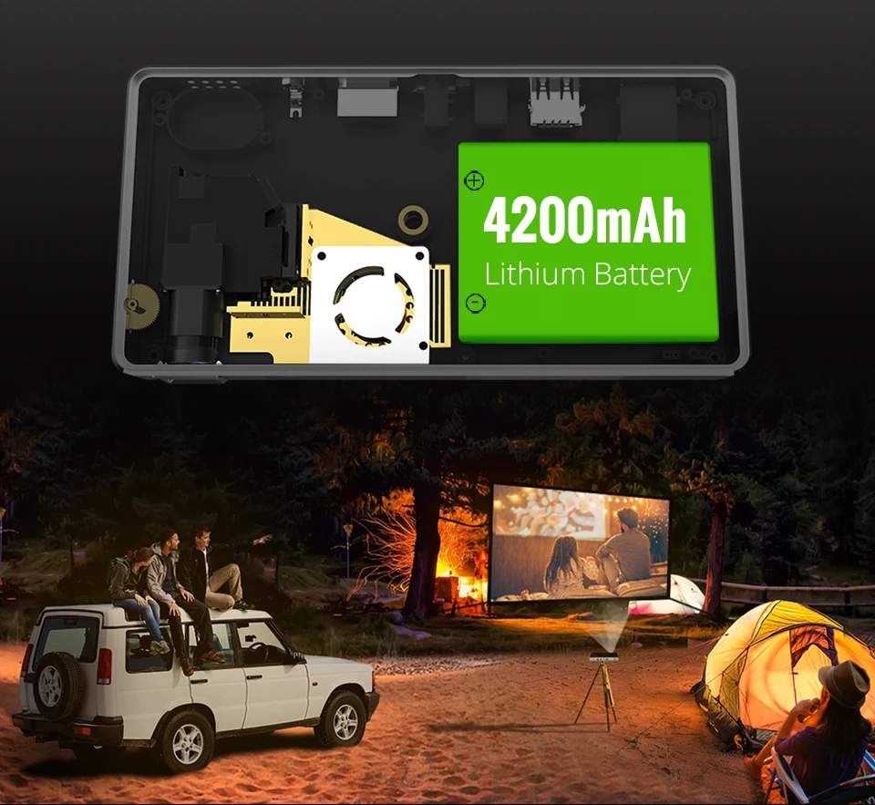 BYINTEK UFO P10 Портативный Умный домашний кинотеатр Android 7.1.2 OS Wifi мини HD светодиодный dlp проектор для Full 1080P MAX 4K для Iphone 11