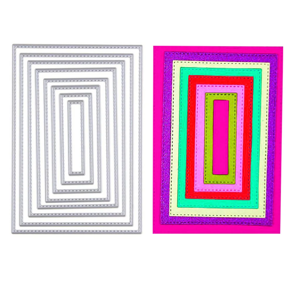 Металлические режущие штампы прямоугольные трафареты для изготовления карт