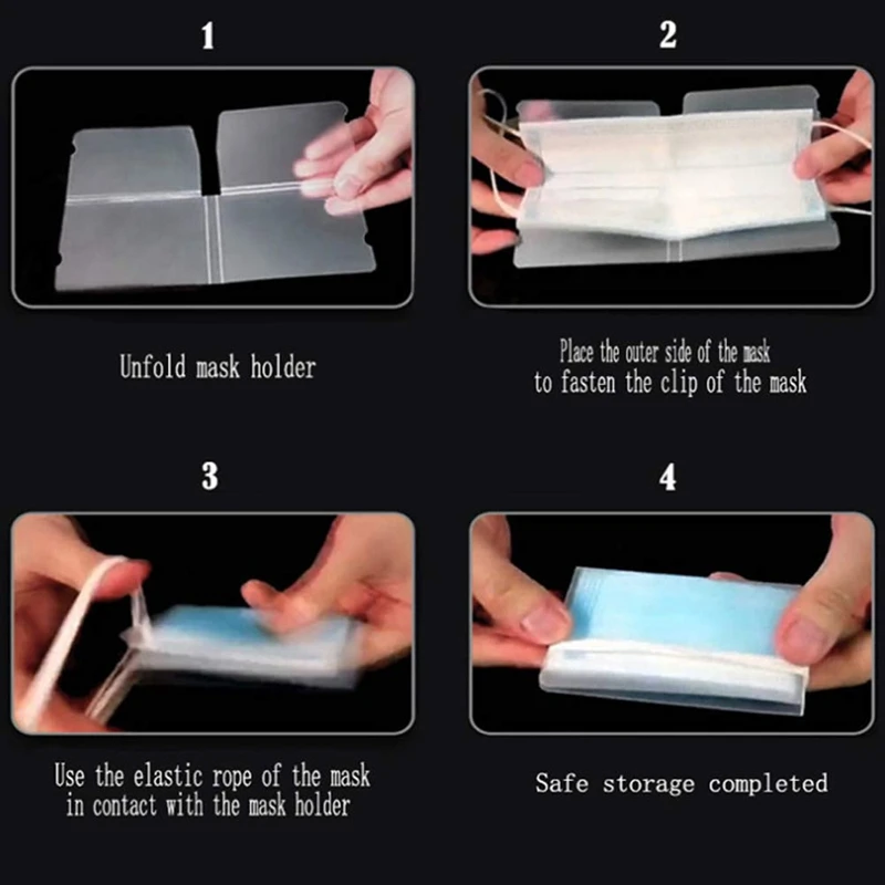 Складной одноразовый контейнер для хранения пылезащитных масок K N 95 N95 F FP3 2 1