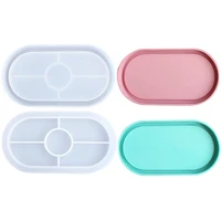 1pc oval shape cup pads silicone mold coaster resin casting molds resin clear mold make own style mould art supplies uv mold