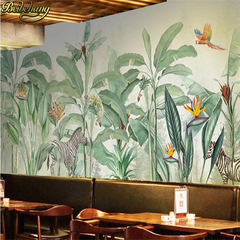 Настенная бумага beibehang на заказ обои с изображением юго восточных зеленых