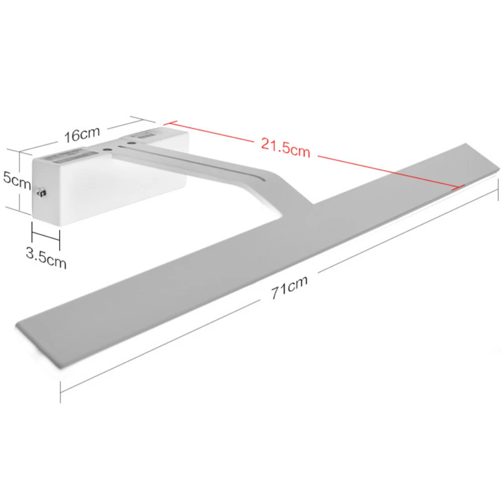 Современная светодиодная лампа для макияжа креативная личность ванная комната