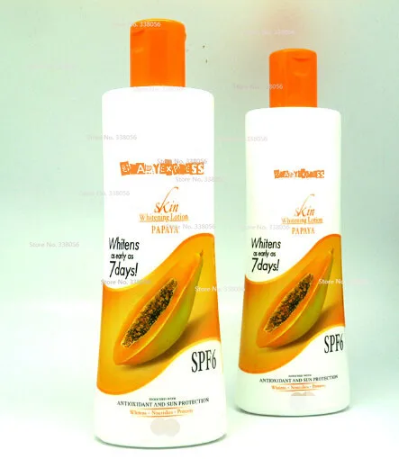 Отбеливающий лосьон папайи с действительным эффектом отбеливает кожу уже через 7