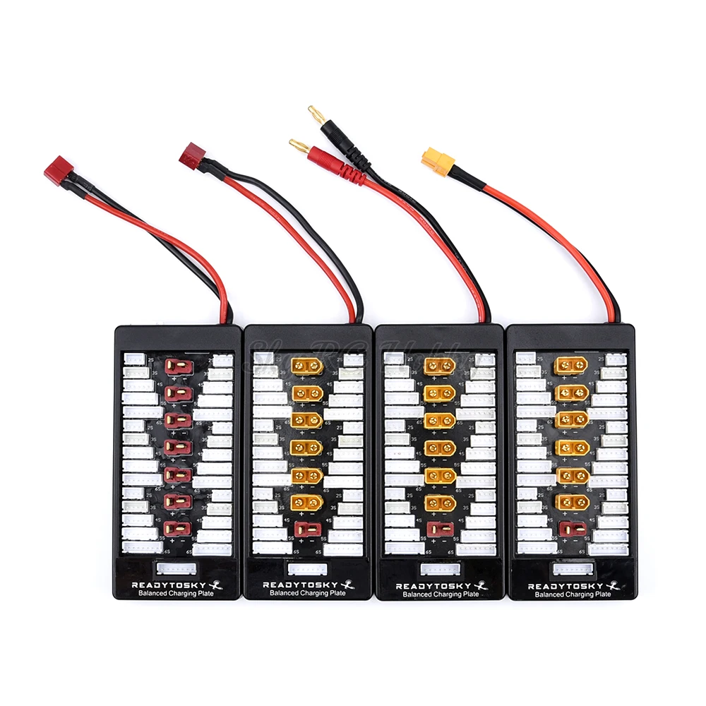 Плата адаптера для параллельной зарядки XT60/T 2 6s пластина зарядного устройства Lipo