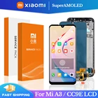 100% Новый Super AMOLED дисплей для Xiaomi Mi CC9E ЖК-дисплей сенсорный экран дигитайзер в сборе + рамка для Xiaomi Mi A3 MiA3 LCD