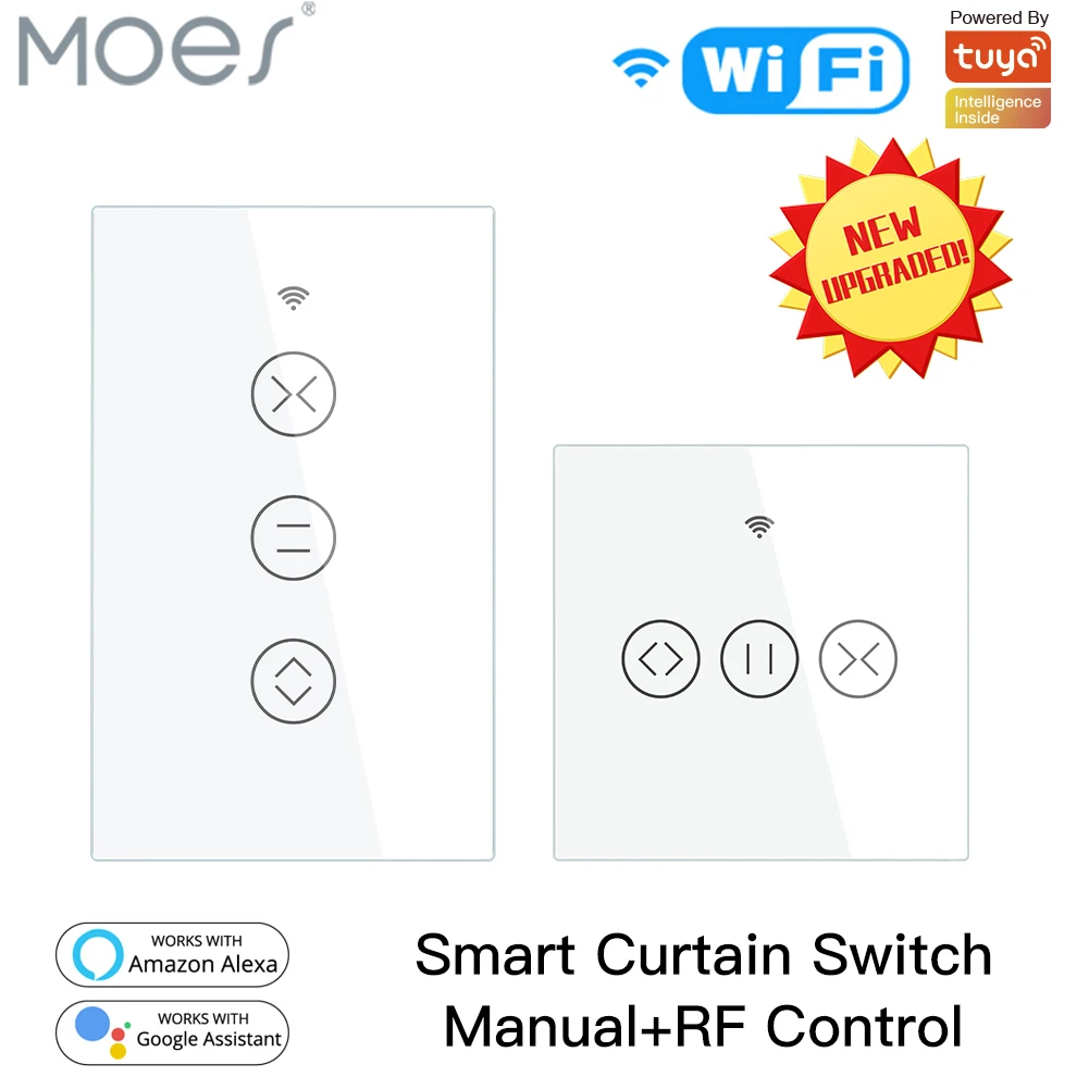 Умный выключатель для штор с поддержкой Wi Fi и управлением через