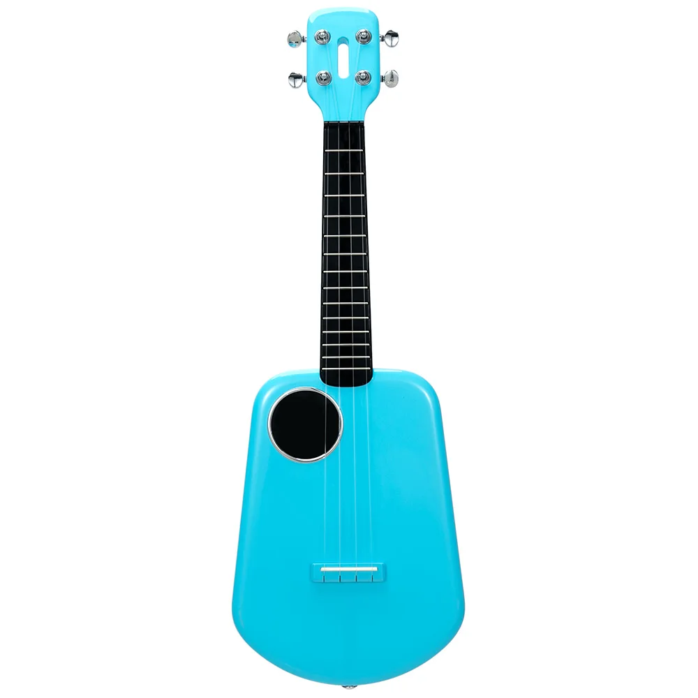 Light Cyan Populele 2 укулеле светодиодный Bluetooth USB Смарт укулеле ABS гриф углеродная нить укулеле - Цвет: Light Cyan