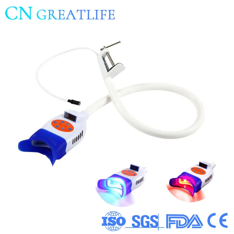 

Blue Red Teeth Whitening Accelerator Led Teeth Whitening Light Dental Whitening Lamp Bleaching for Table