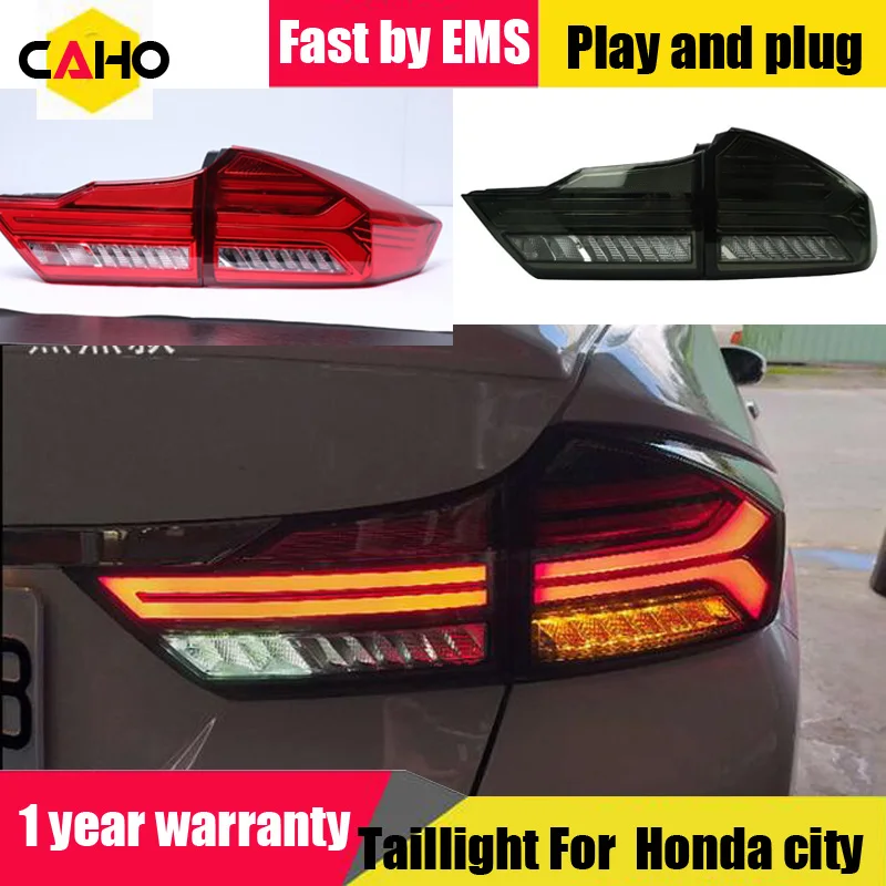 Автомобильный Стайлинг задний светильник s для Honda City 2014 2018 светодиодный фонарь