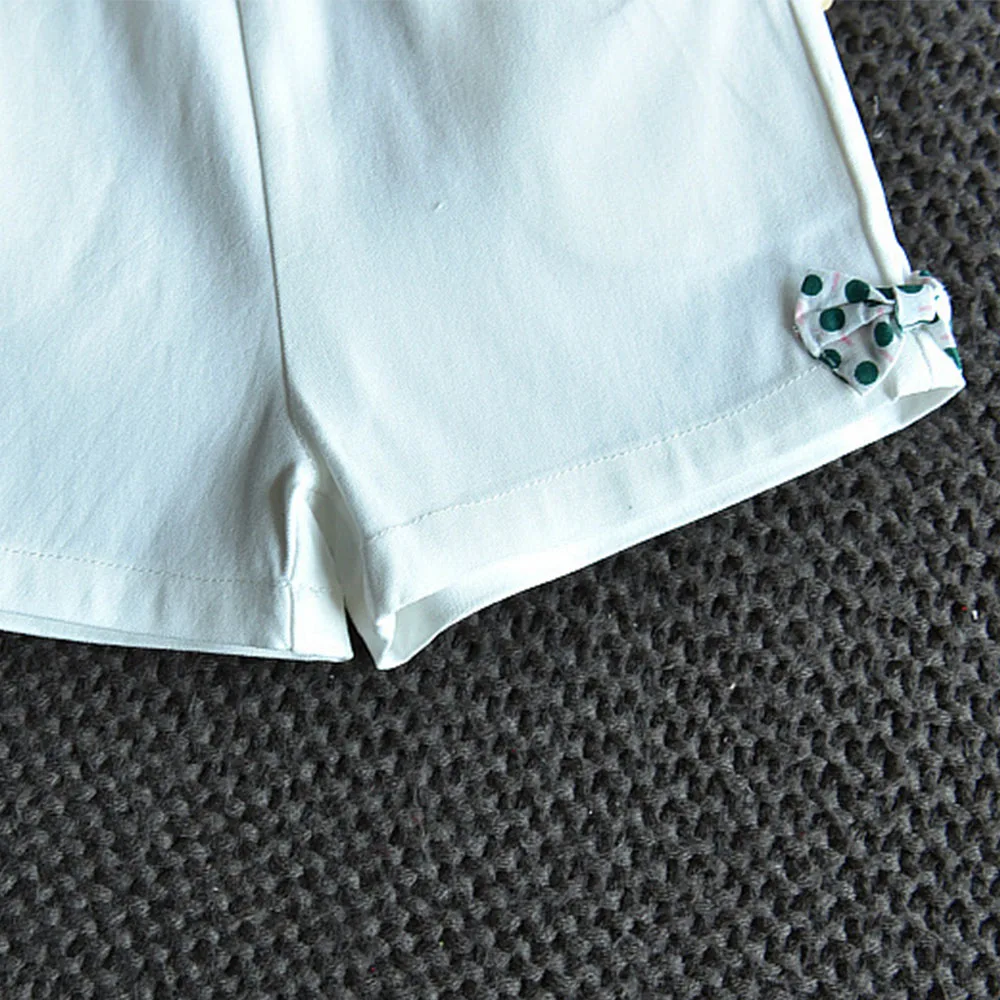 

Halilo 2020 Toddler Girl Summer Outfits Polka Dot Print Tops + Short Pant Two Piece Children Clothing Fashion Kids Clothes Set