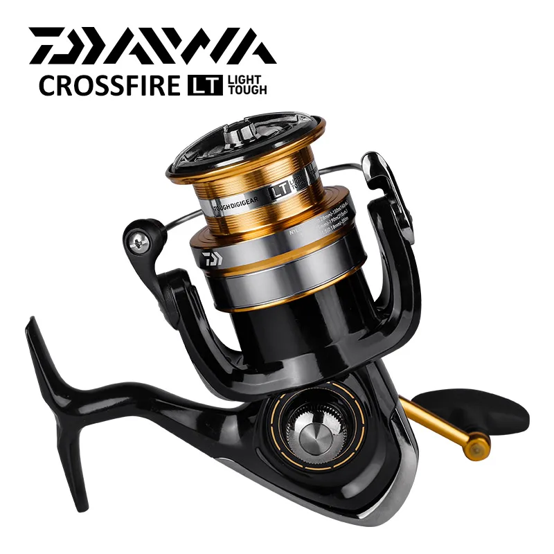 

Катушка рыболовная Daiwa Crossfire LT 3 + 1BB 1000-6000, катушка для спиннинга для морской рыбалки, оригинал