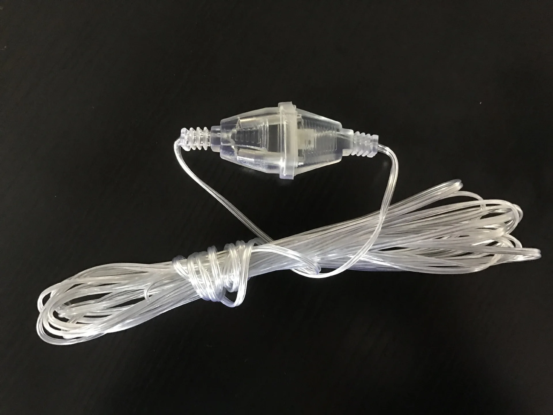 Прозрачная светодиодная гирлянда с кабелем длиной 3 м/5 м для ЕС/США |