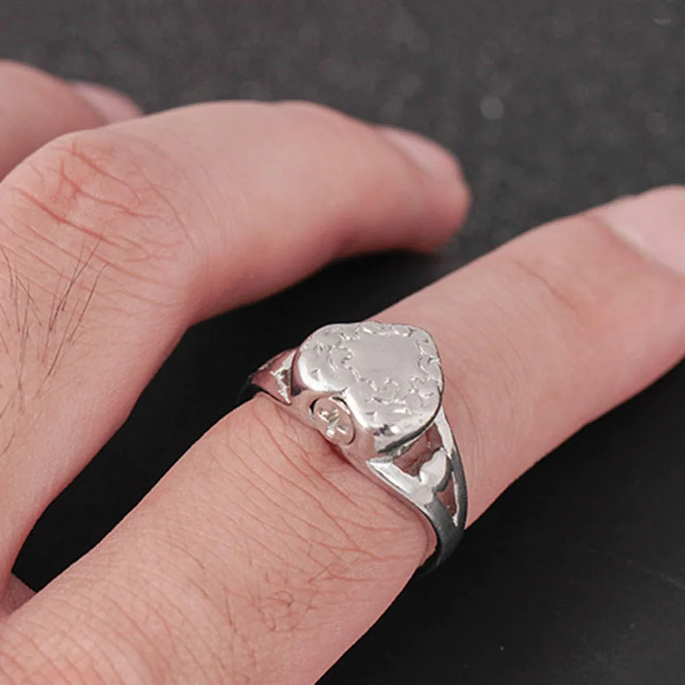 Шикарное Кольцо с сердечком модное мемориальное ювелирное изделие