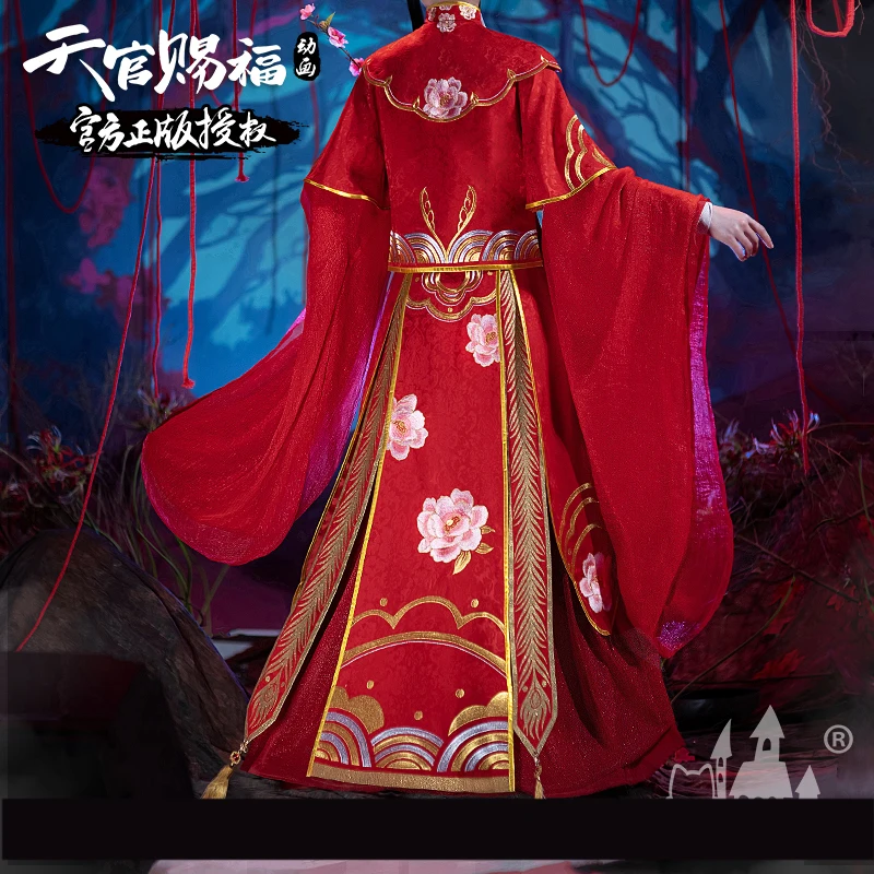 Anime Heaven Official's Blessing Xie Lian Tian Guan Ci Fu XieLian Cosplay Costume Chinese Ancientry Wedding Dress Halloween