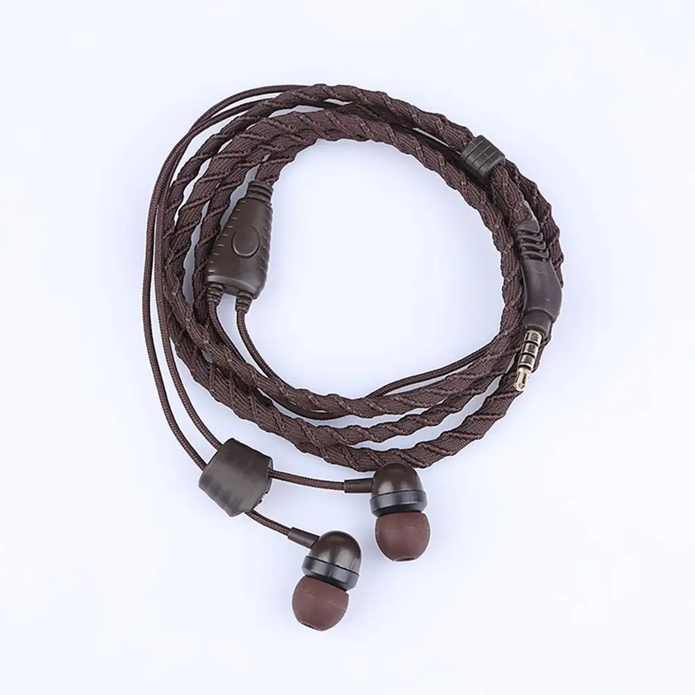 гарнитура с плетеным микроф