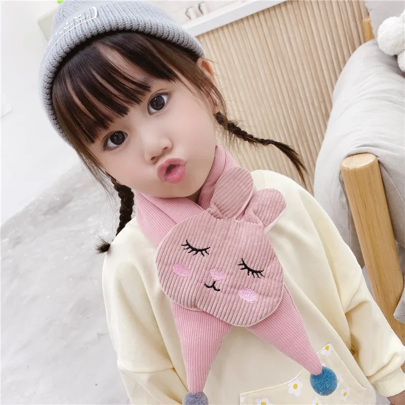 2020 мультяшный детский шейный воротник зимние детские вязаные шарфы для