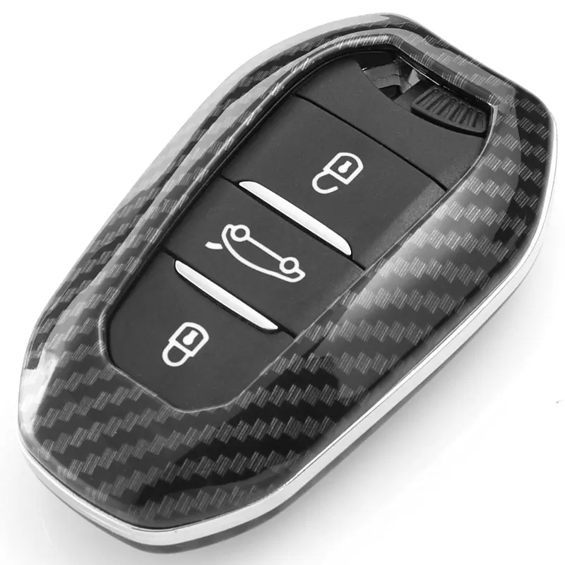 Чехол для автомобильного ключа из АБС-углеволокна чехол Citroen C4 CACTUS C5 C3 C6 C8 Picasso Xsara